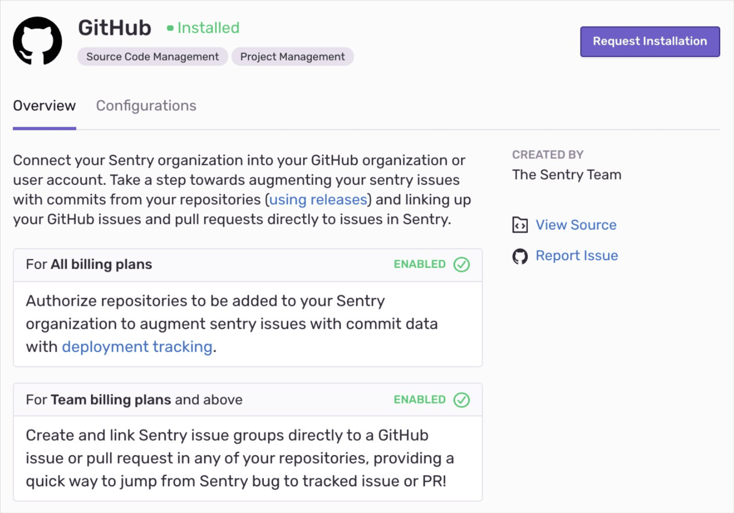 Install GitHub integration